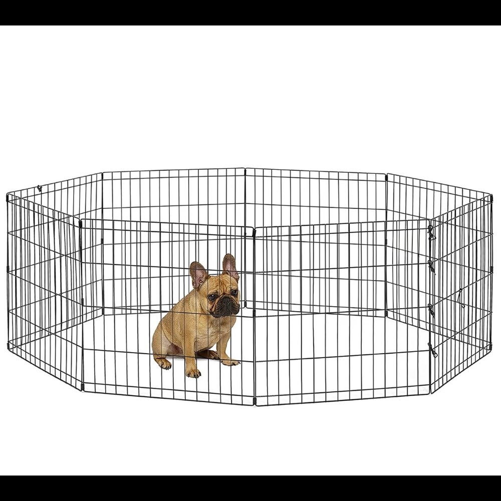Foldable Exercise Pet Playpen 24” X 24”